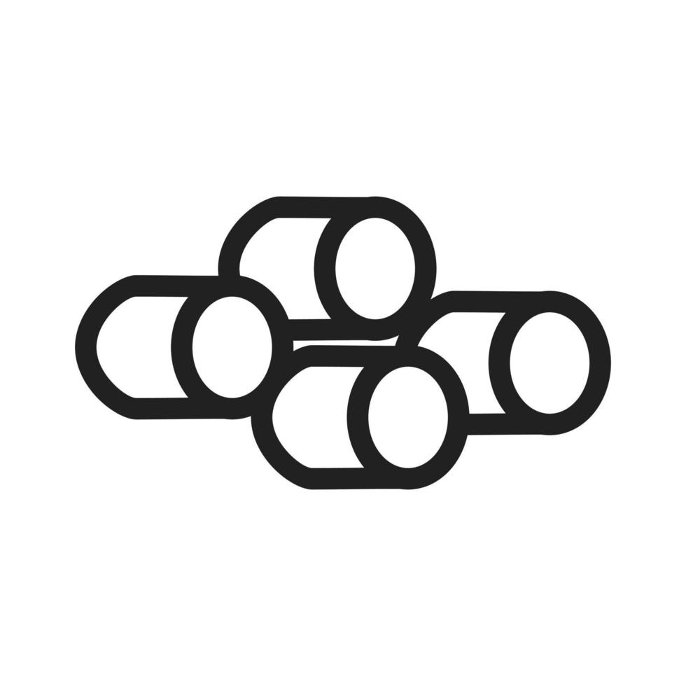 Marshmallow Line Icon vector