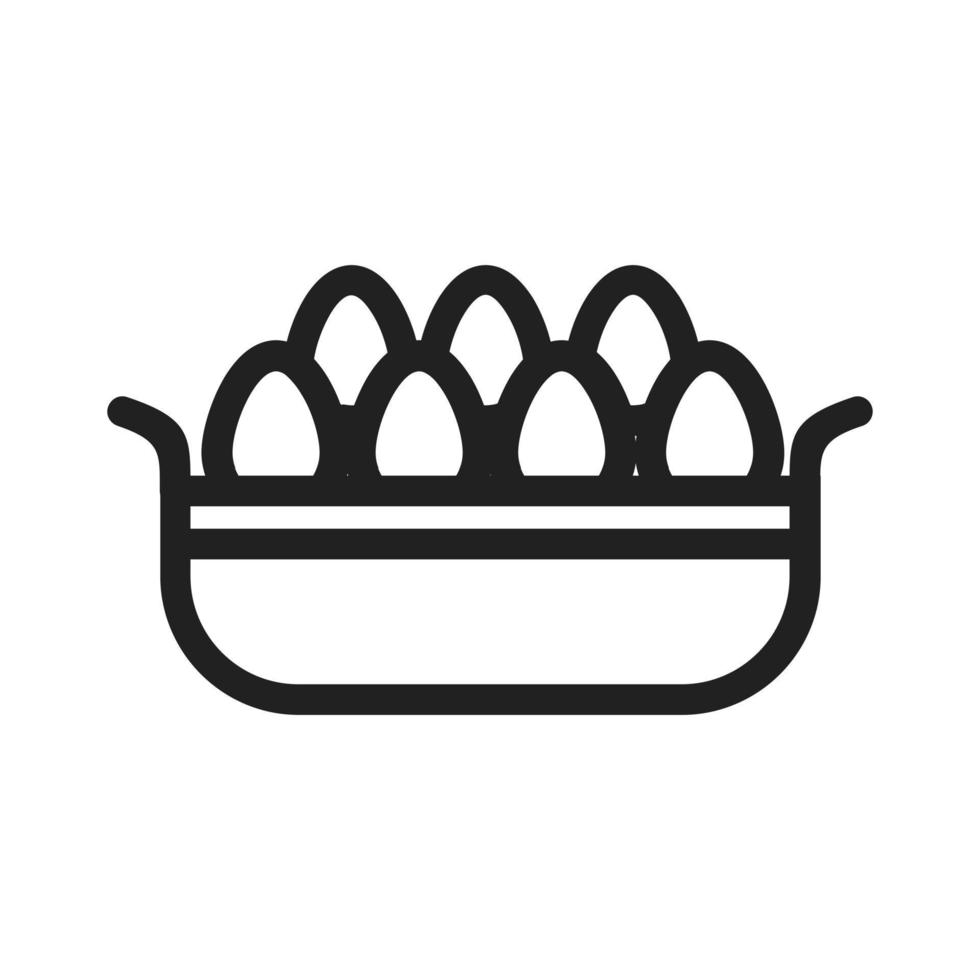 Eggs Basket I Line Icon 8057478 Vector Art at Vecteezy