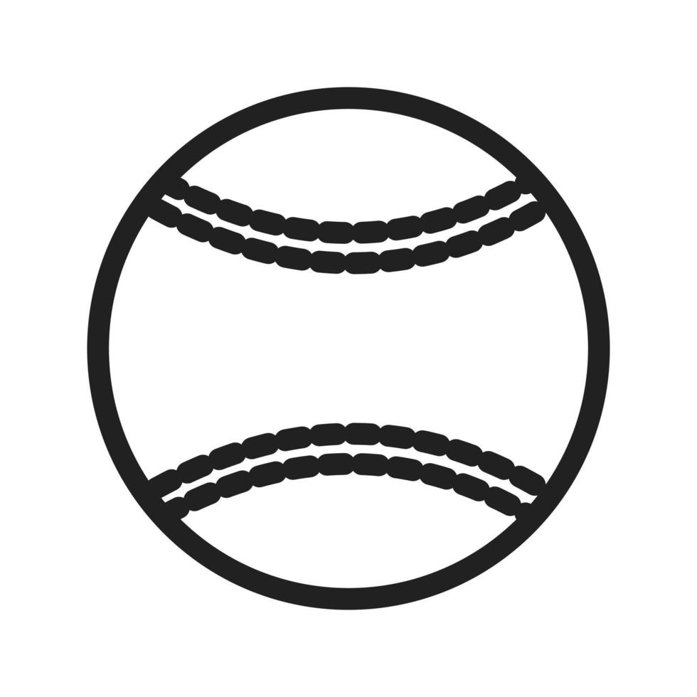 Softball Line Icon vector