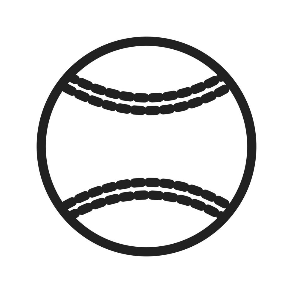 Softball Line Icon vector