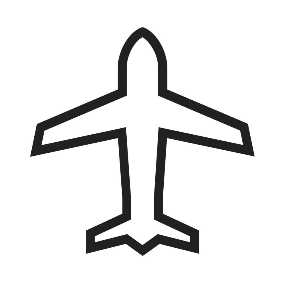 Airplane mode Line Icon vector