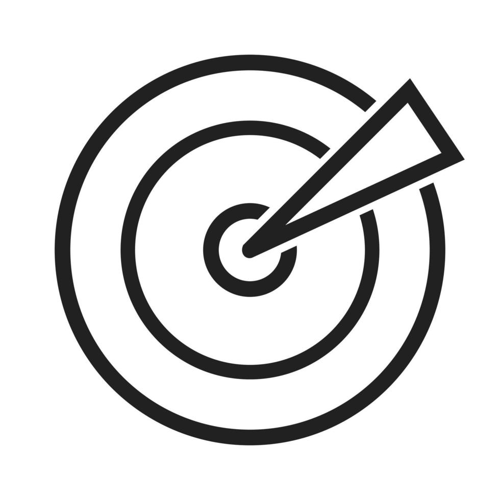 Targets Line Icon vector