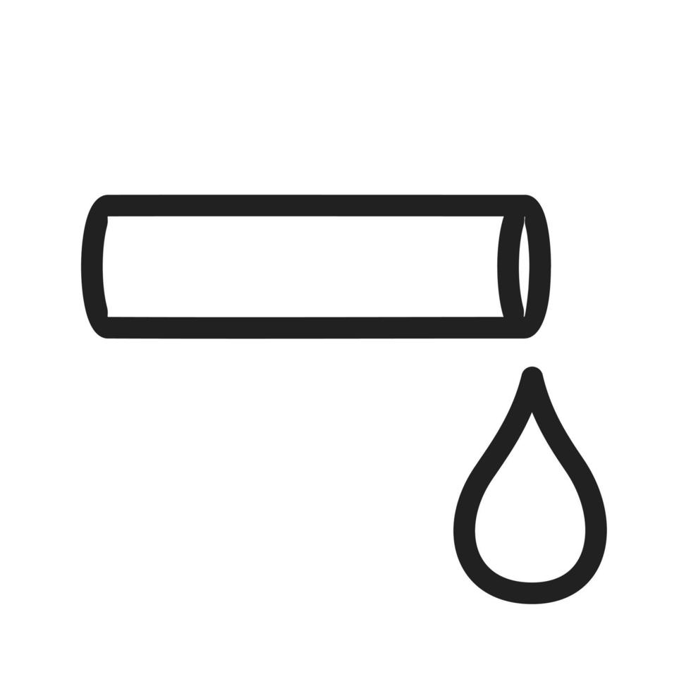 Water Pipe Line Icon vector