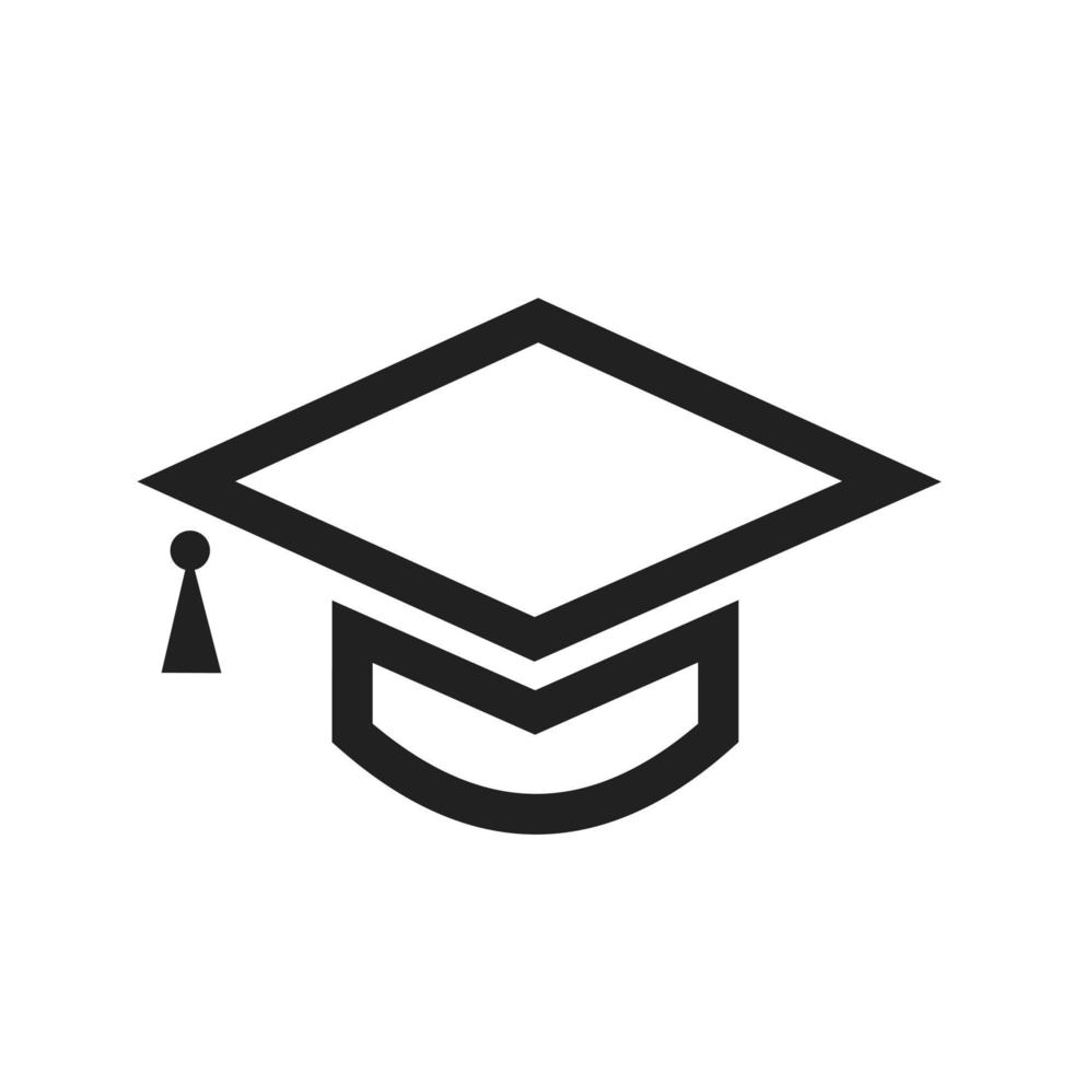 Graduate Cap I Line Icon vector