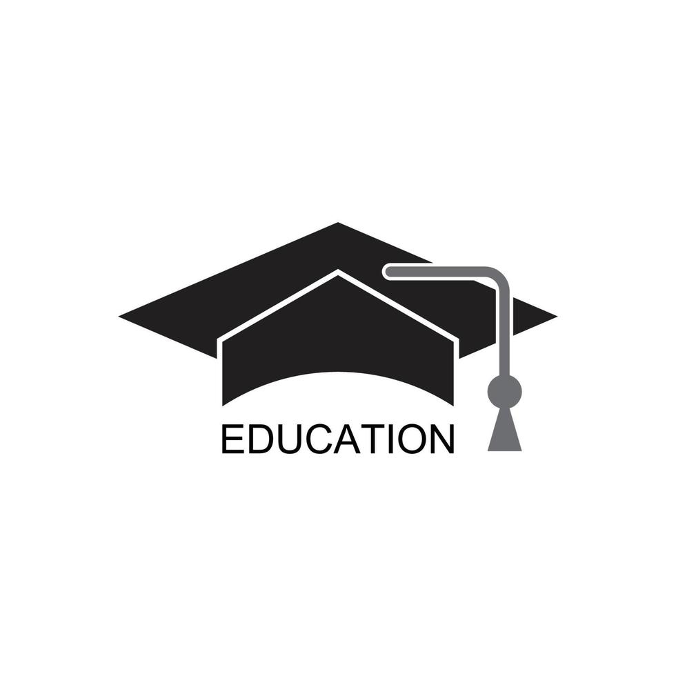 toga cap logo vector