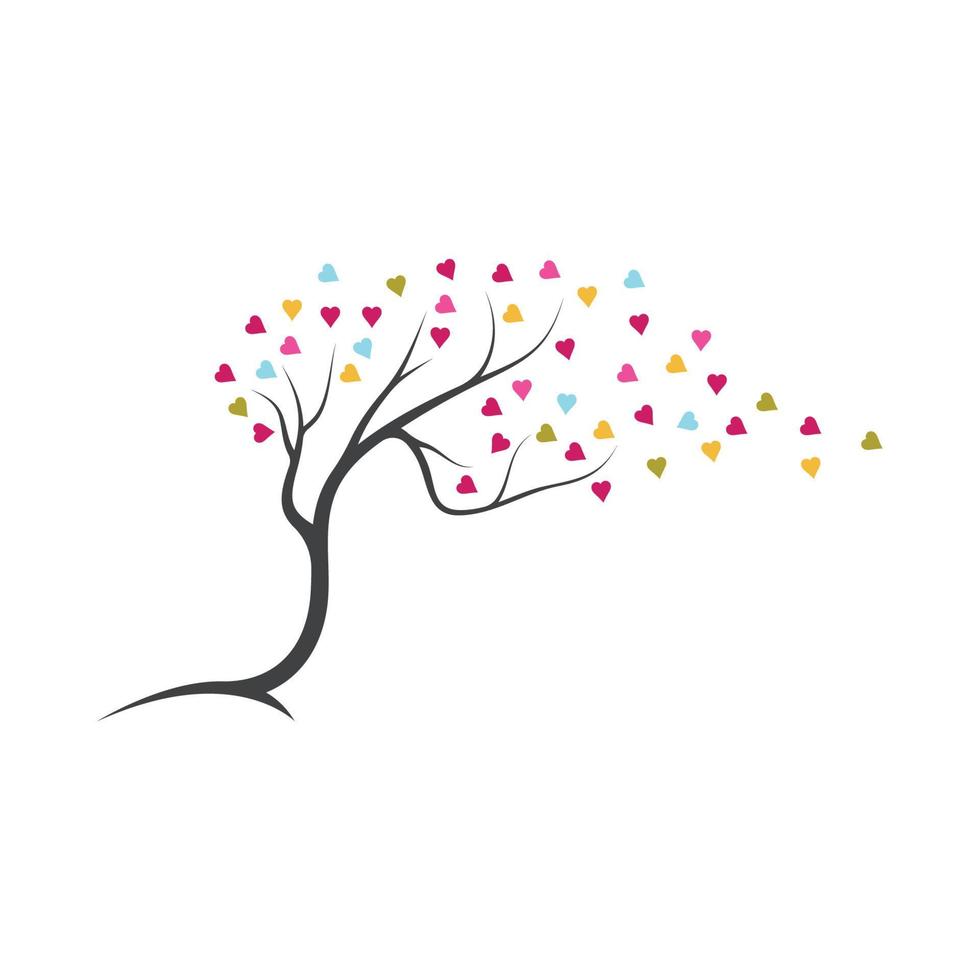 árbol ecología logo vector