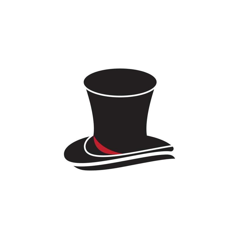 Megician hat logo vector