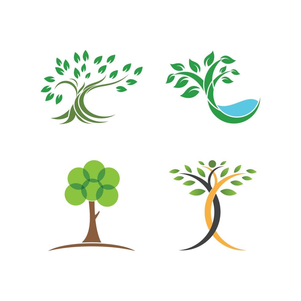 Tree ecology logo vector