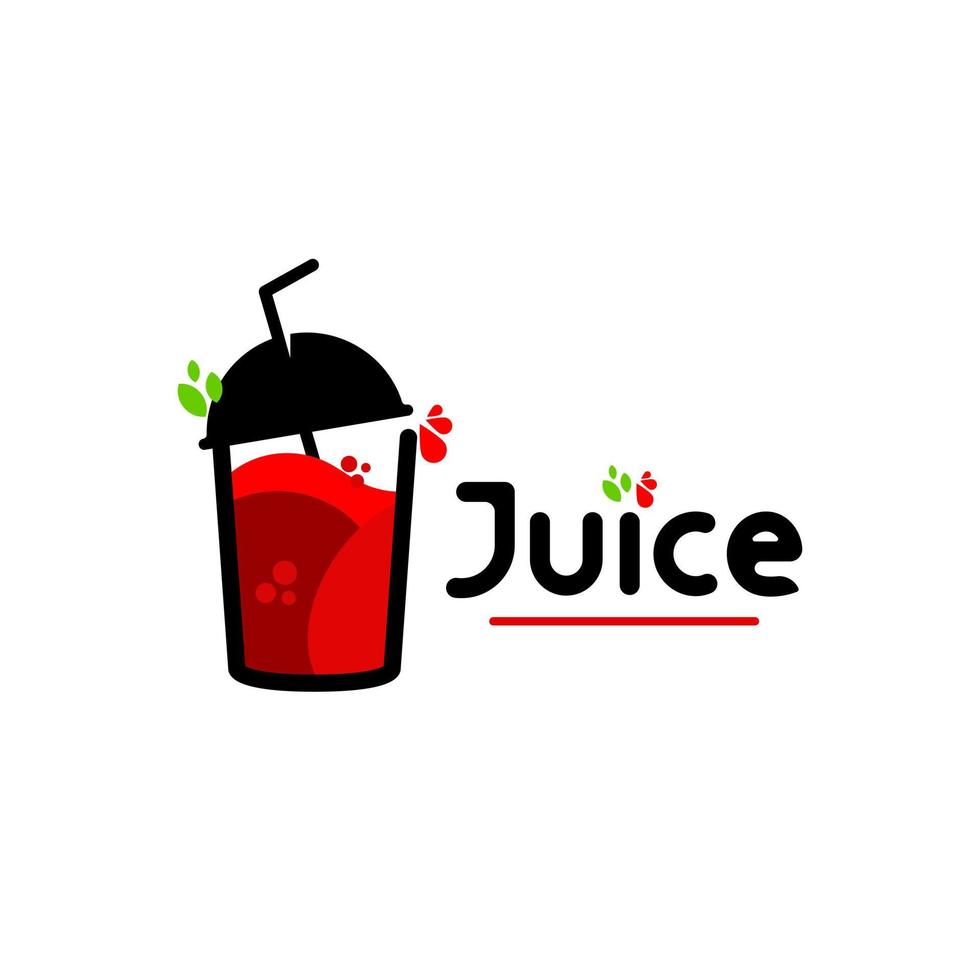 Juice logo design vector