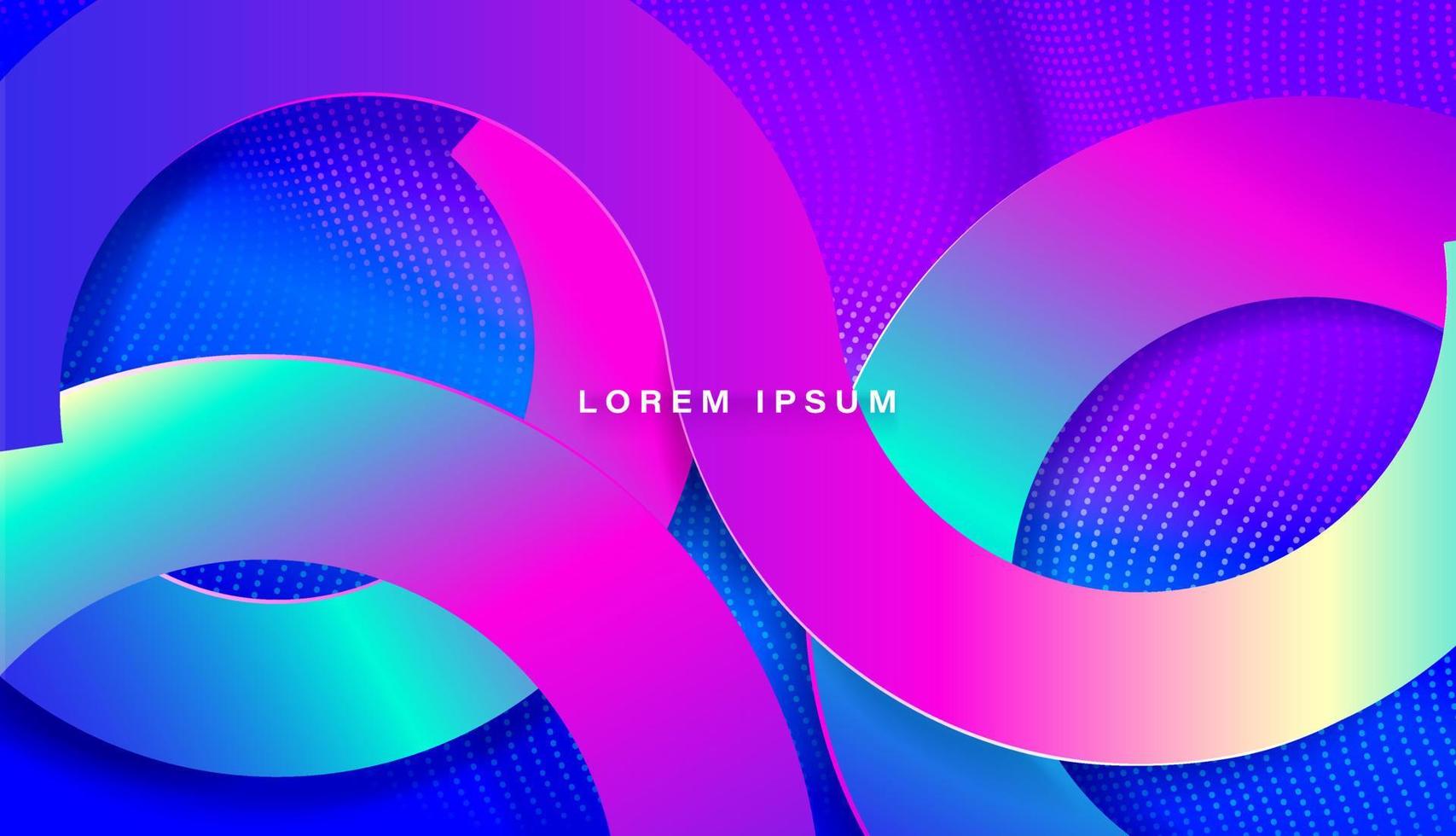 Colorful modern overlaping layers background Premium Vector