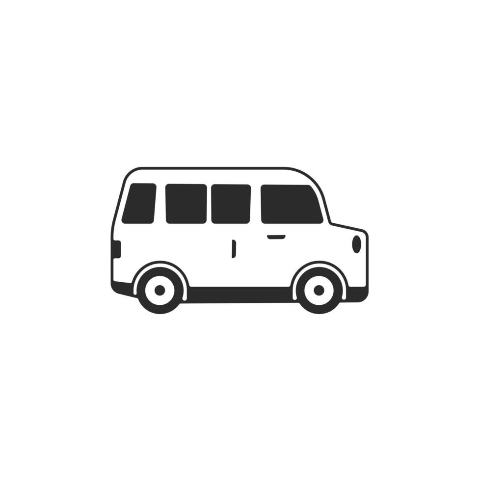 ilustración de vector de símbolo de vehículo de transporte. firmar para su diseño, logotipo, presentación, etc.