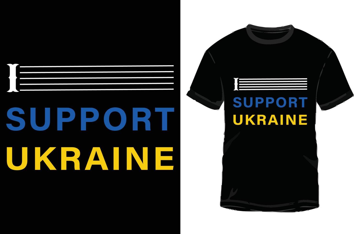 I support ukraine vector