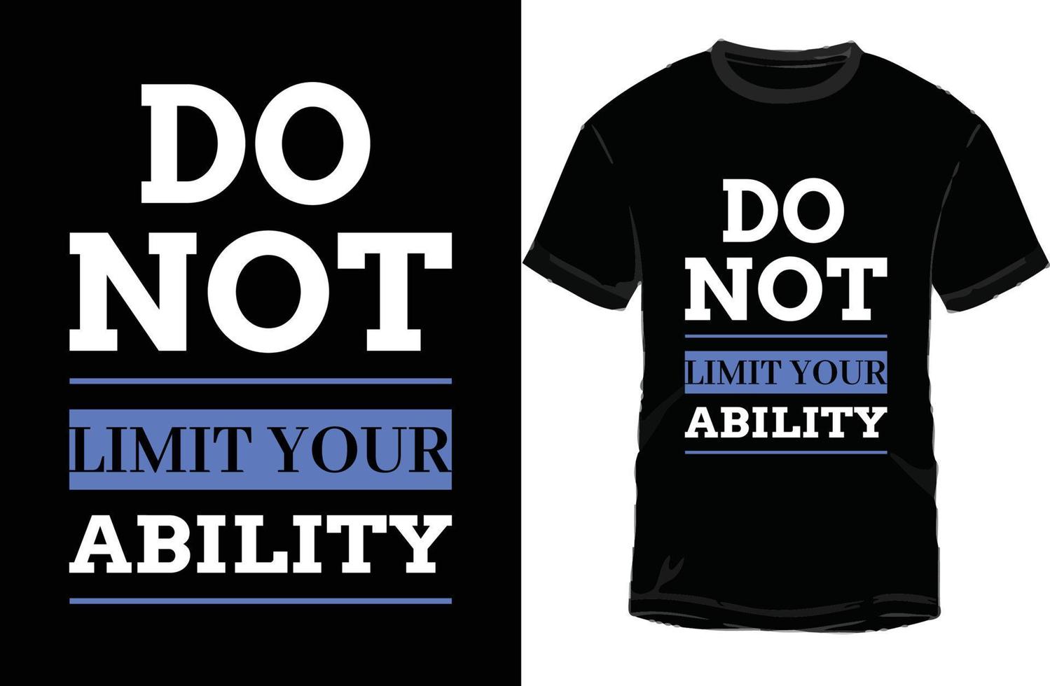Do not limit your ability 8059140 Vector Art at Vecteezy