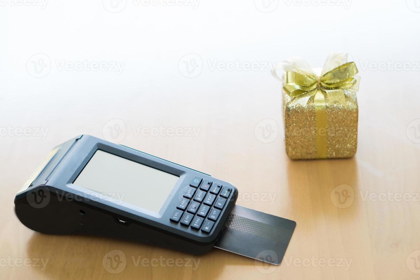 Paying With NFC Technology on Credit Card photo