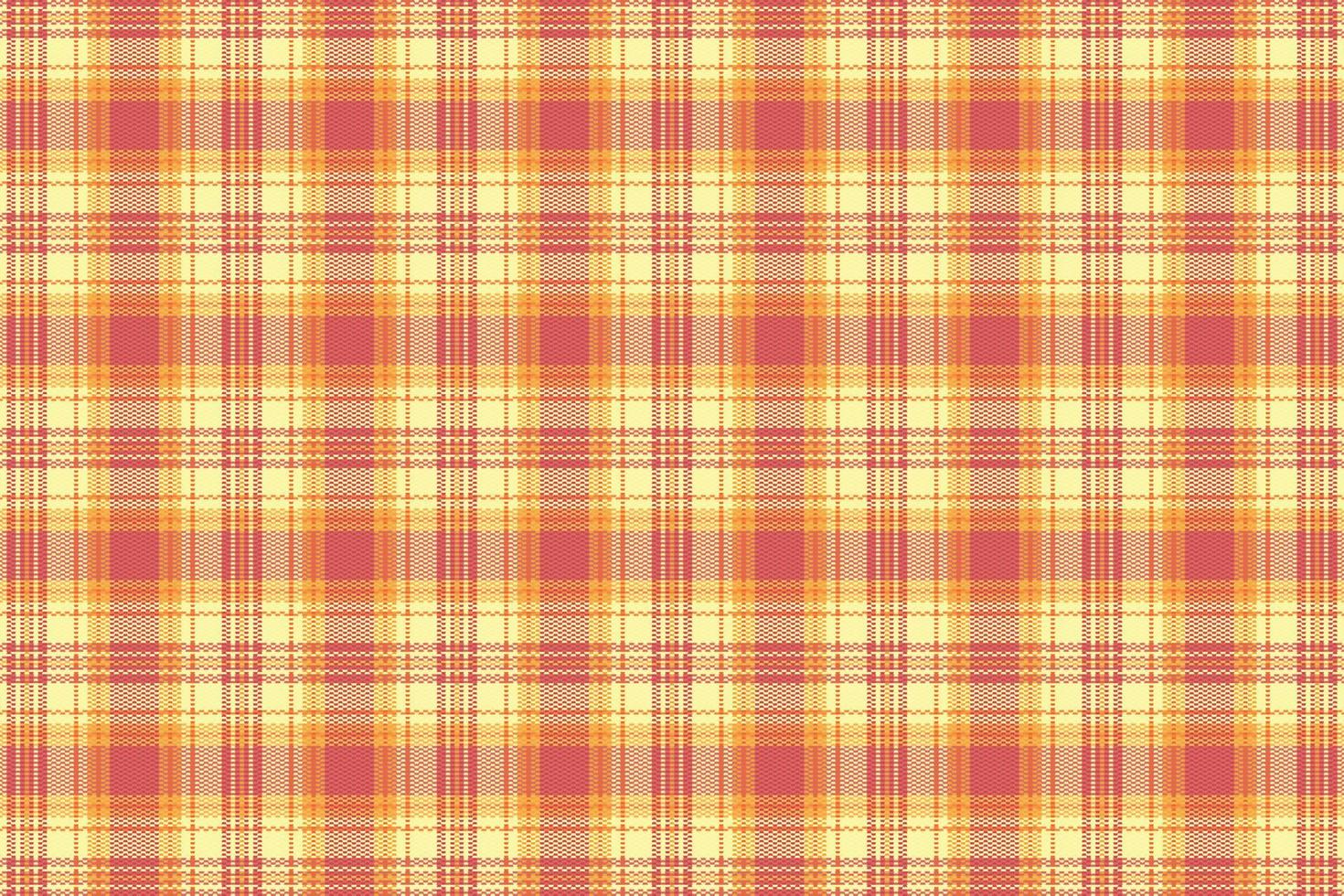 Tartan plaid pattern with texture and summer color. vector