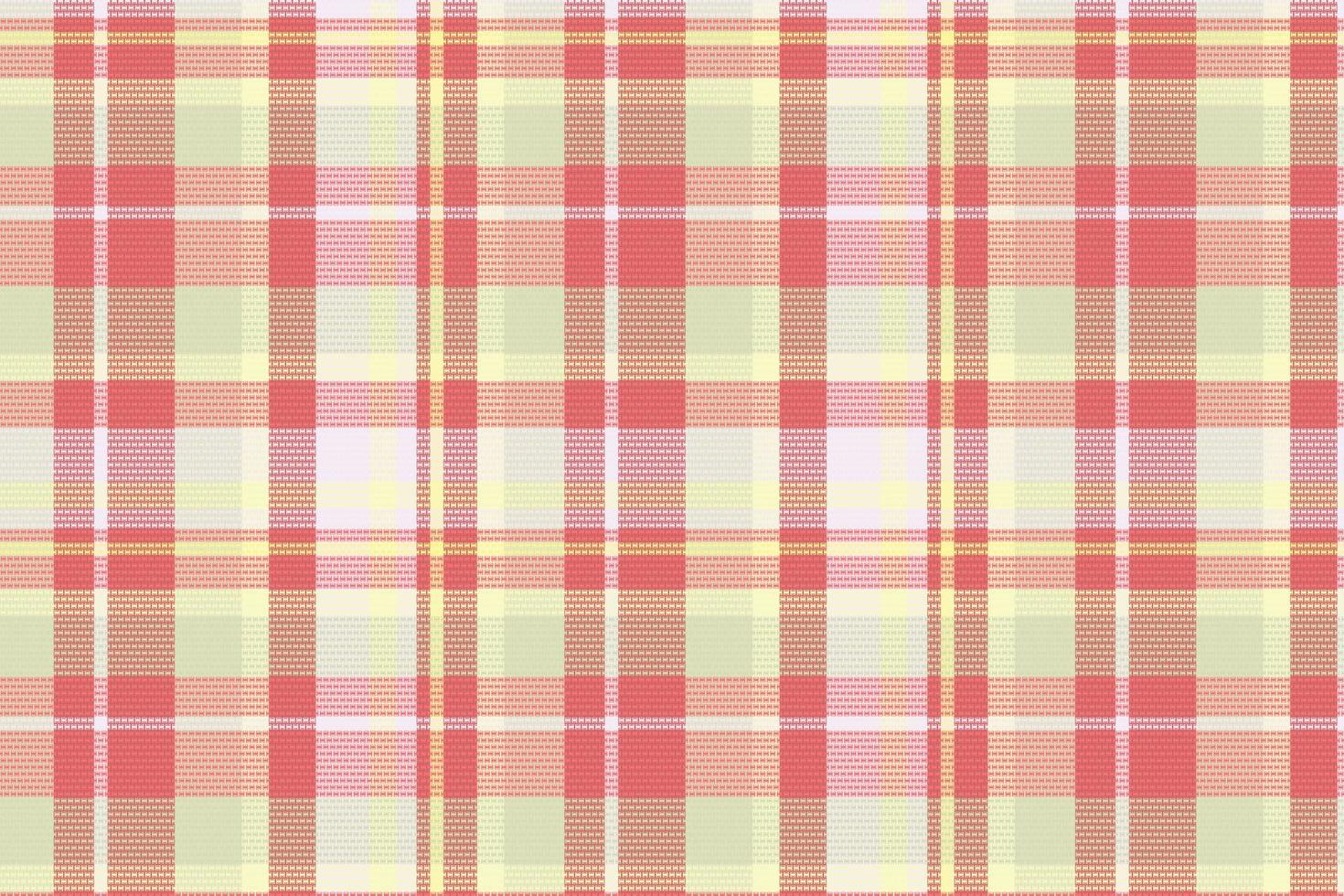 Tartan plaid pattern with texture and summer color. vector