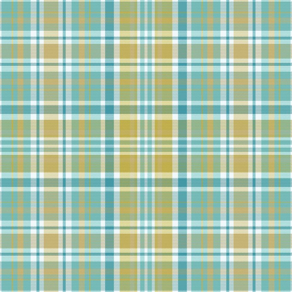 Tartan plaid pattern with texture and summer color. vector