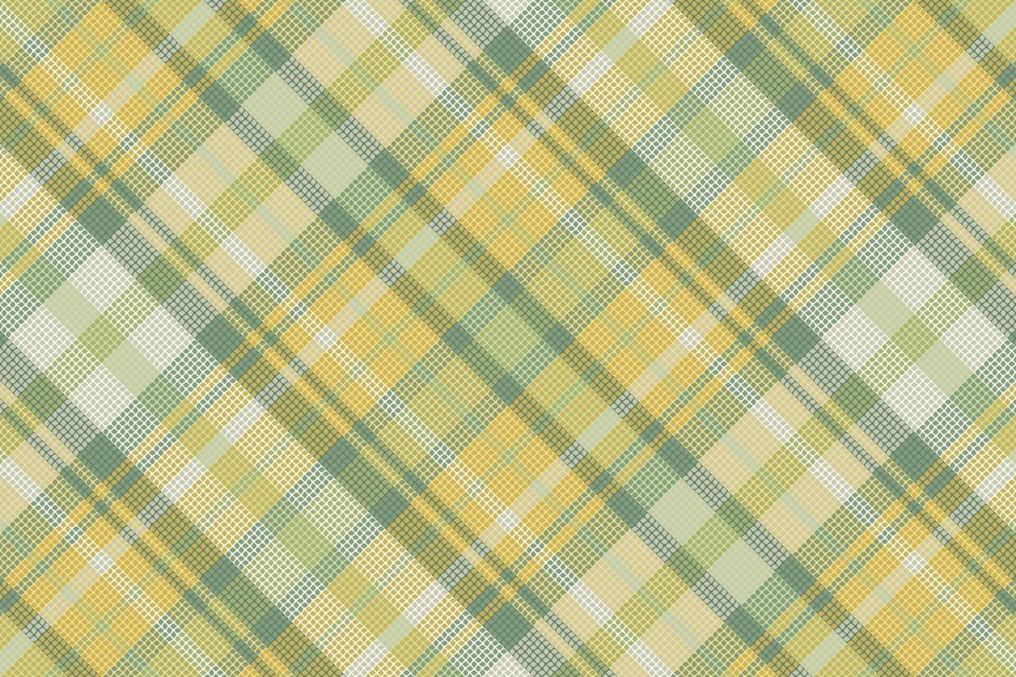 Tartan plaid pattern with texture and summer color. vector