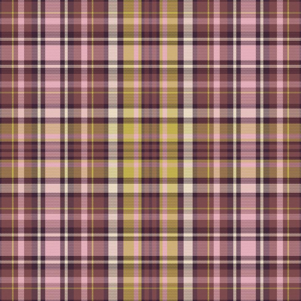 Seamless tartan plaid pattern background with valentine s color. vector