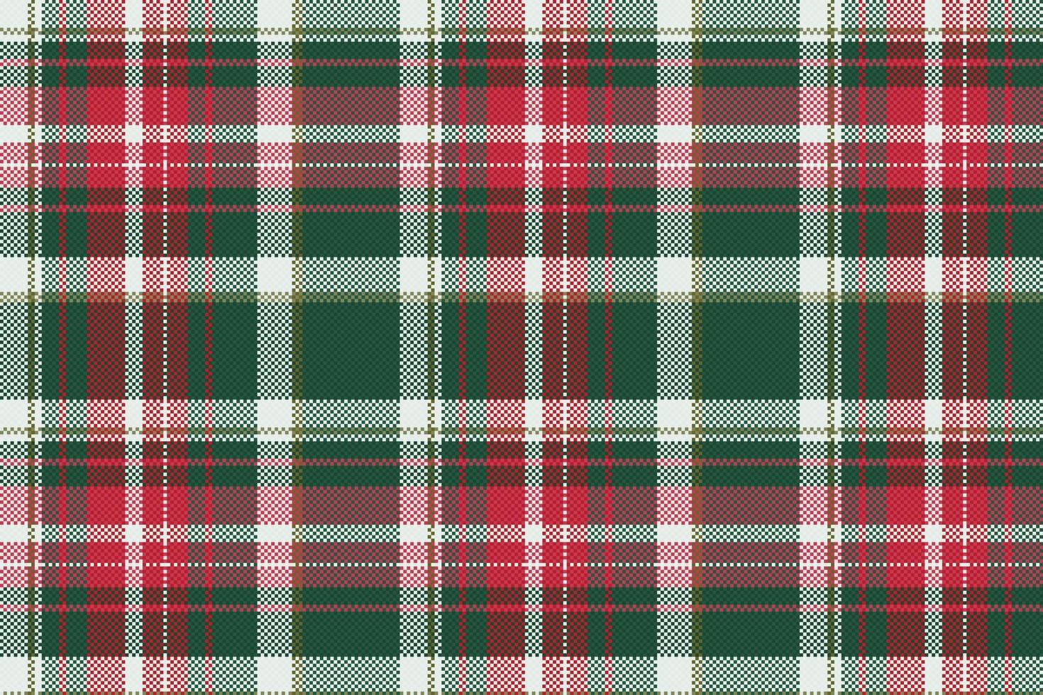 Tartan plaid pattern with texture. vector