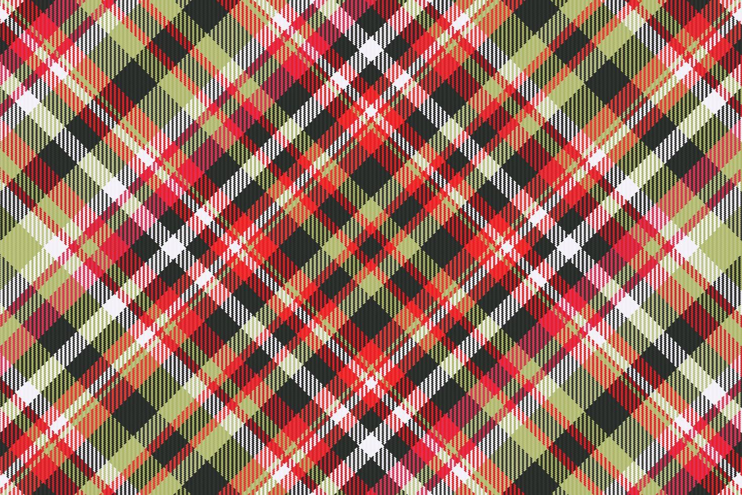 Tartan plaid pattern with texture. vector