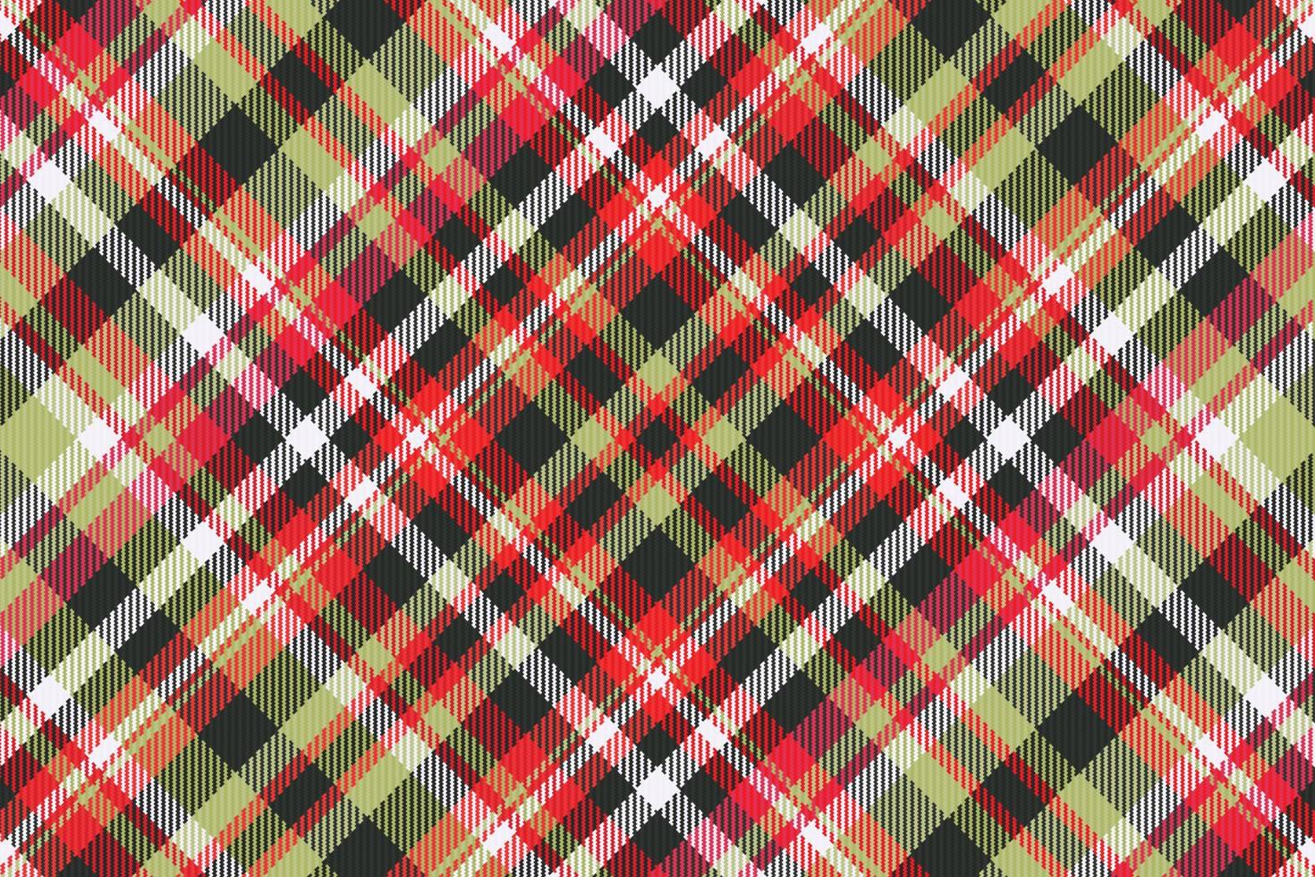 Tartan plaid pattern with texture. vector