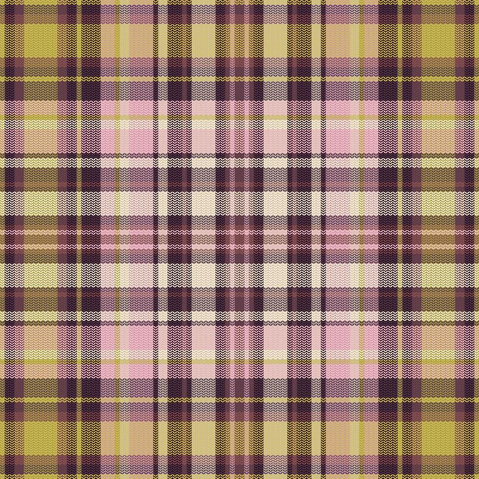 Seamless tartan plaid pattern background with valentine s color. Vector illustration.