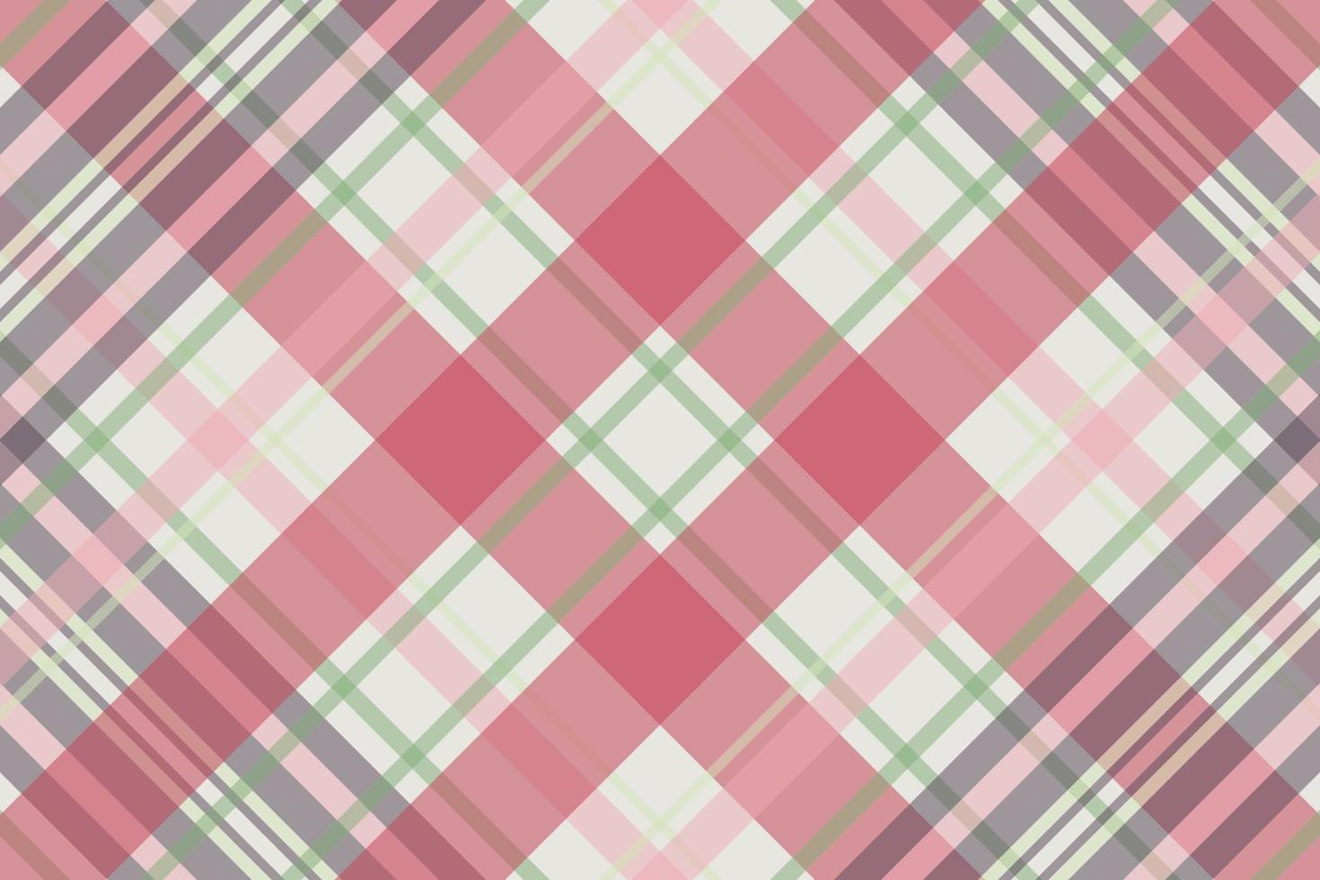 Seamless tartan plaid pattern background with valentine s color. vector