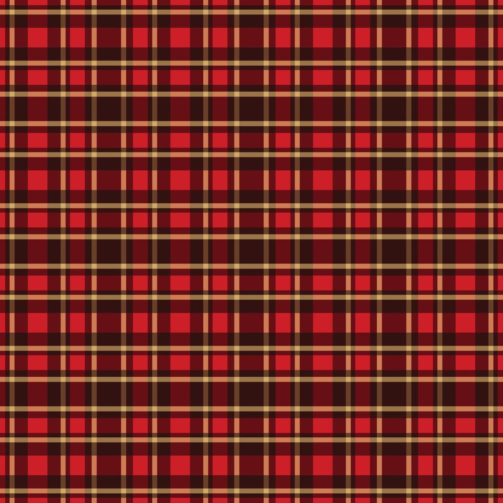 Tartan plaid pattern with texture. Vector illustration.