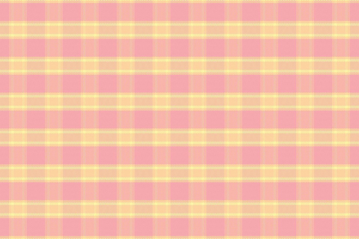 Tartan plaid pattern with texture and summer color. vector
