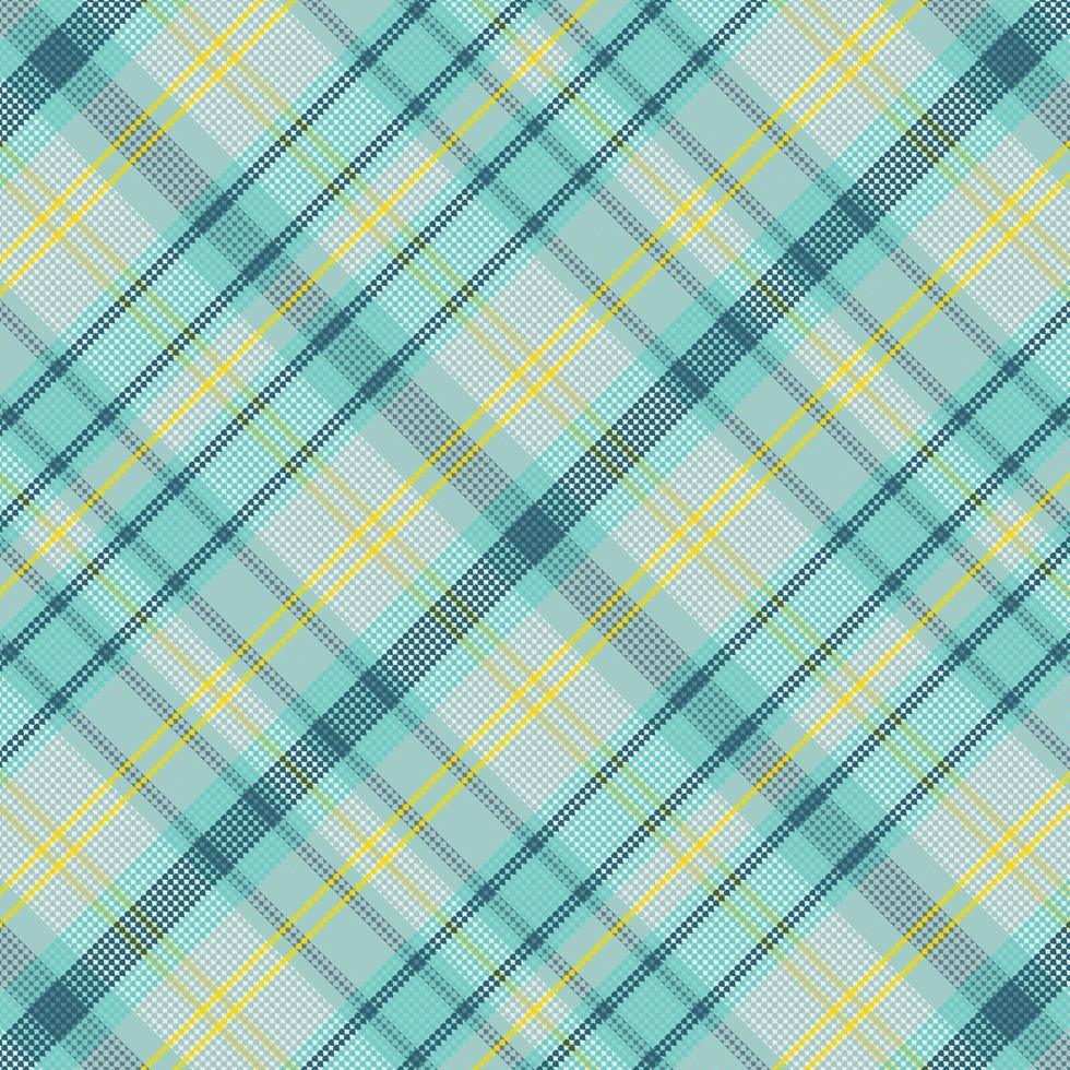 Tartan plaid pattern with texture and summer color. vector
