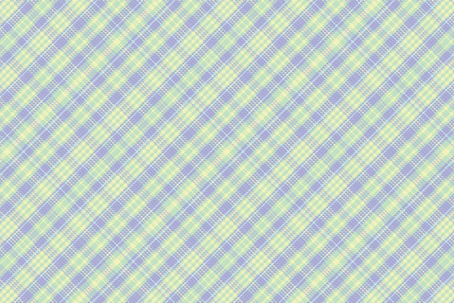 Tartan plaid pattern with texture and summer color. vector