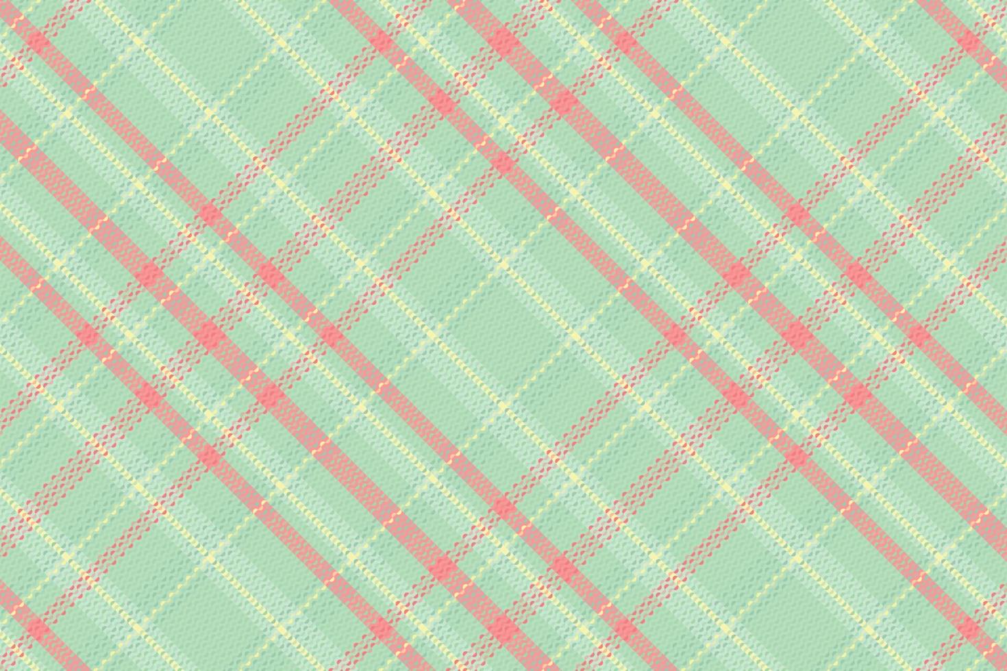 Tartan plaid pattern with texture and summer color. vector