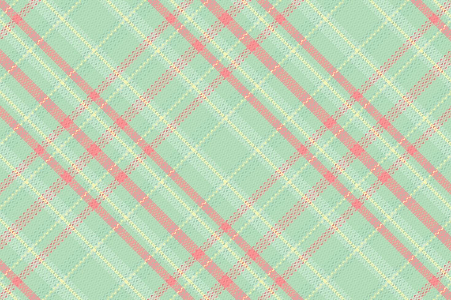 Tartan plaid pattern with texture and summer color. vector