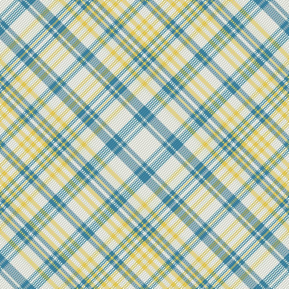 Tartan plaid pattern with texture and summer color. vector