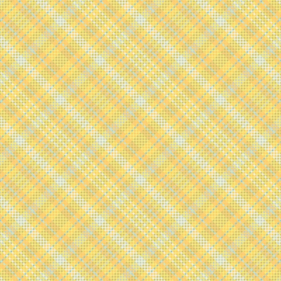 Tartan plaid pattern with texture and summer color. vector
