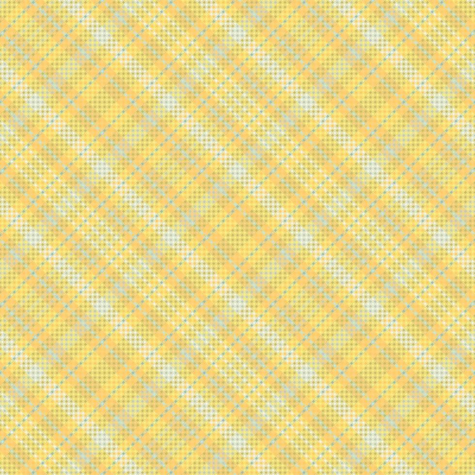 Tartan plaid pattern with texture and summer color. vector