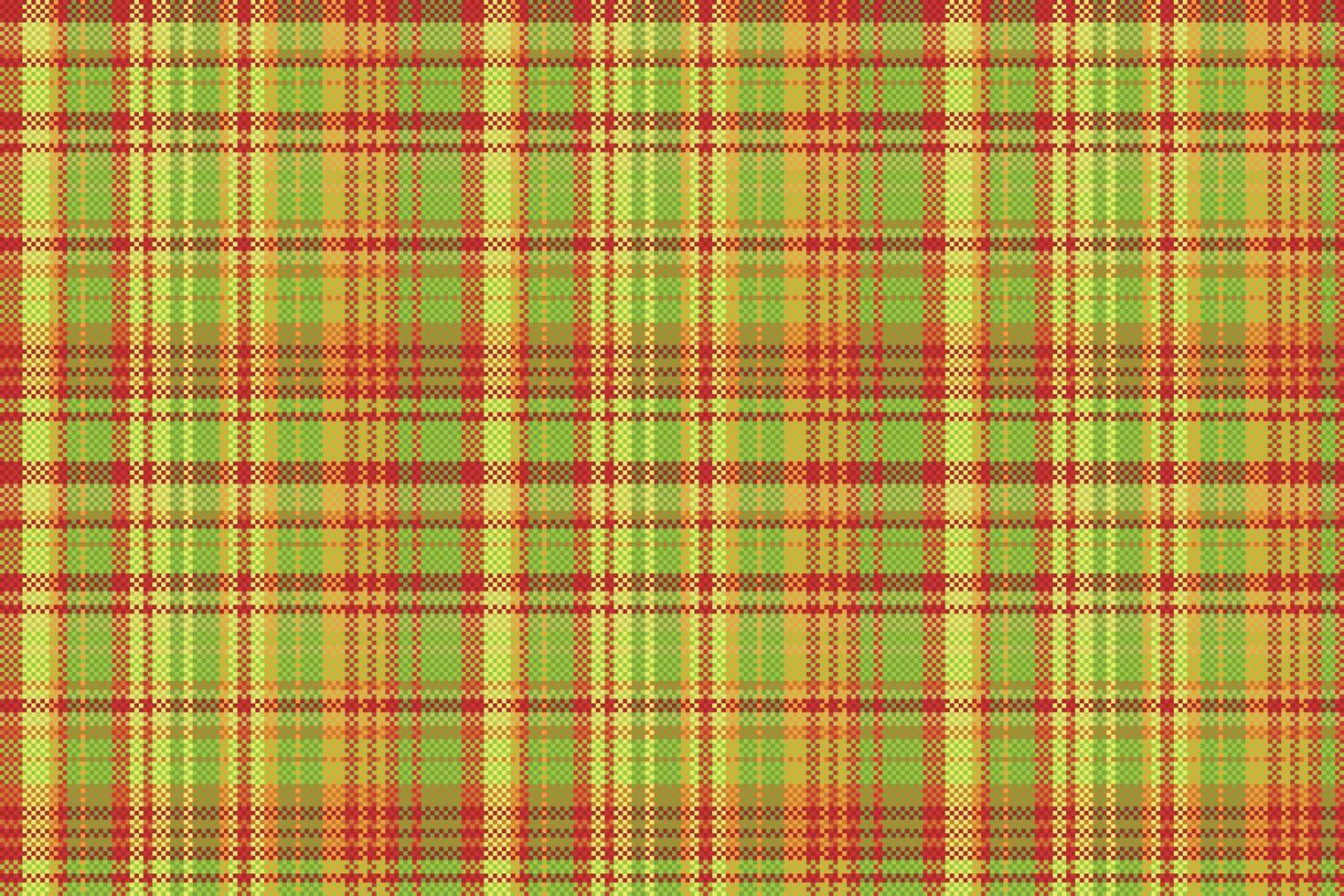 Tartan plaid pattern with texture and summer color. vector