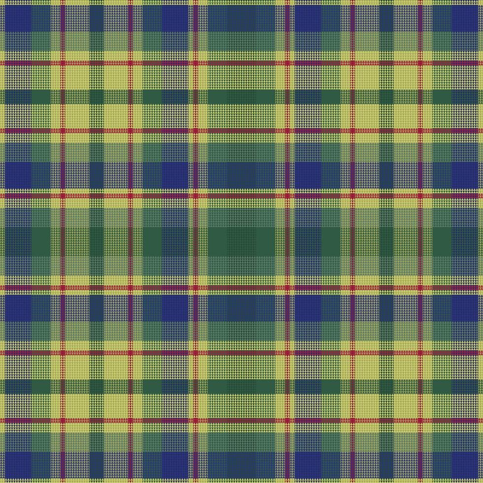 Tartan plaid pattern with texture. vector