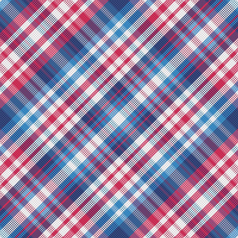 Seamless tartan plaid pattern background with valentine s color. vector