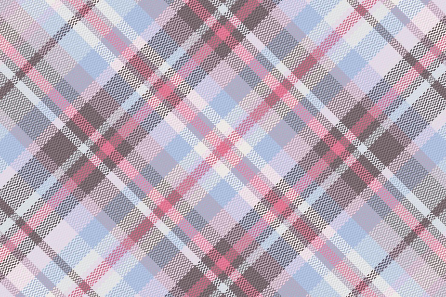 Seamless tartan plaid pattern background with valentine s color. vector