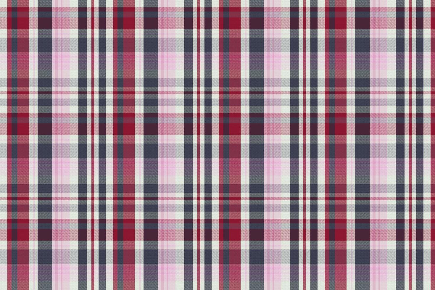 Seamless tartan plaid pattern background with valentine s color. vector