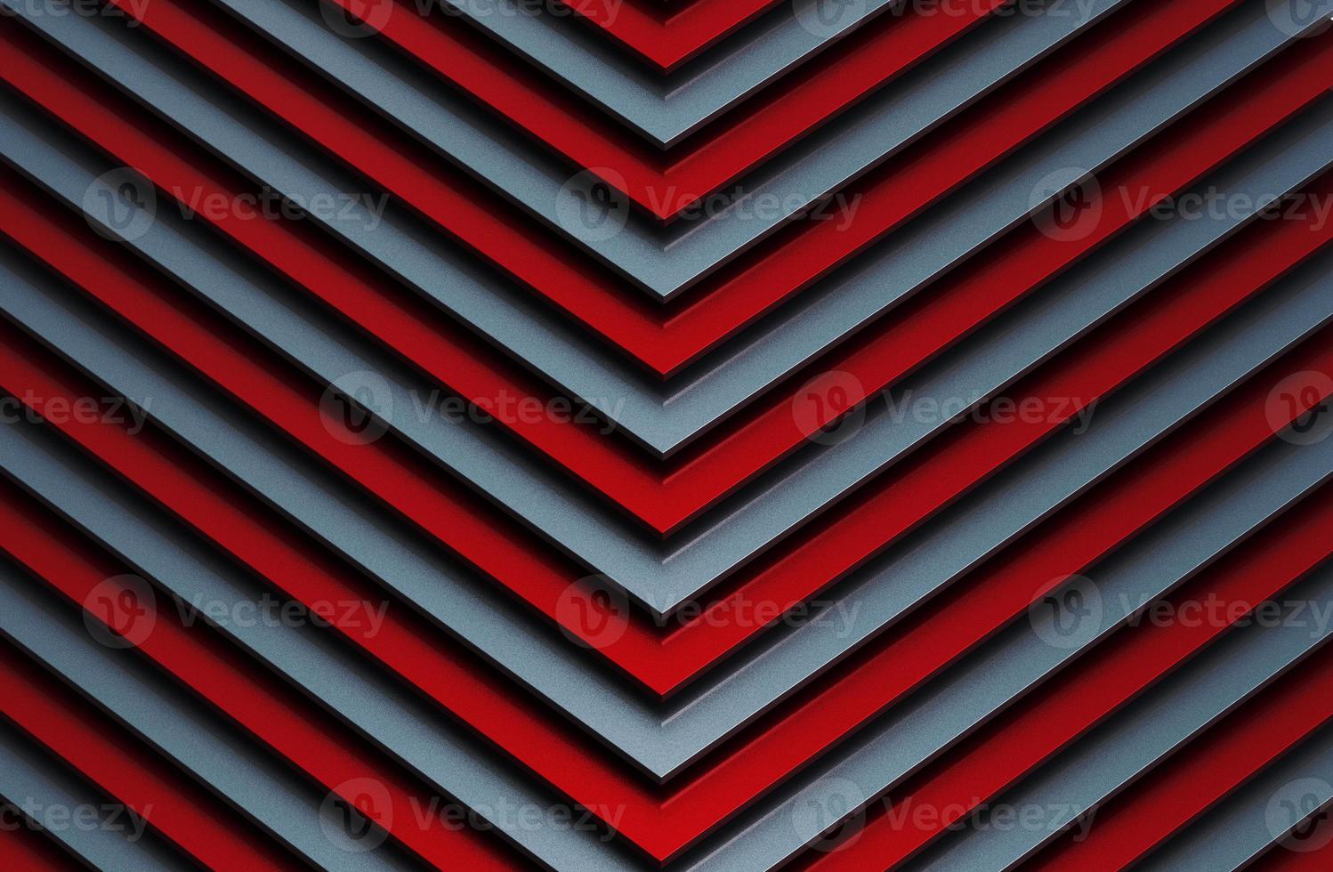 The abstract colorful metal pattern background. 3D illustration. photo