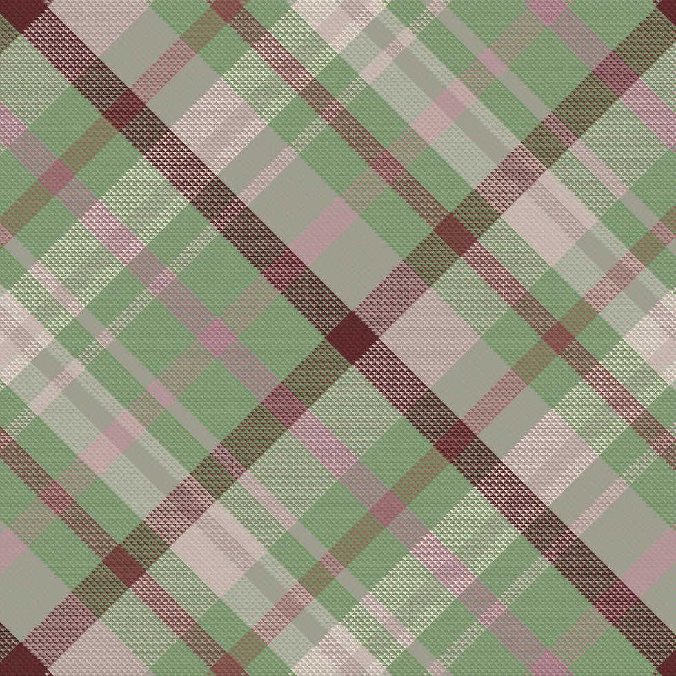 Seamless tartan plaid pattern background with valentine s color. vector