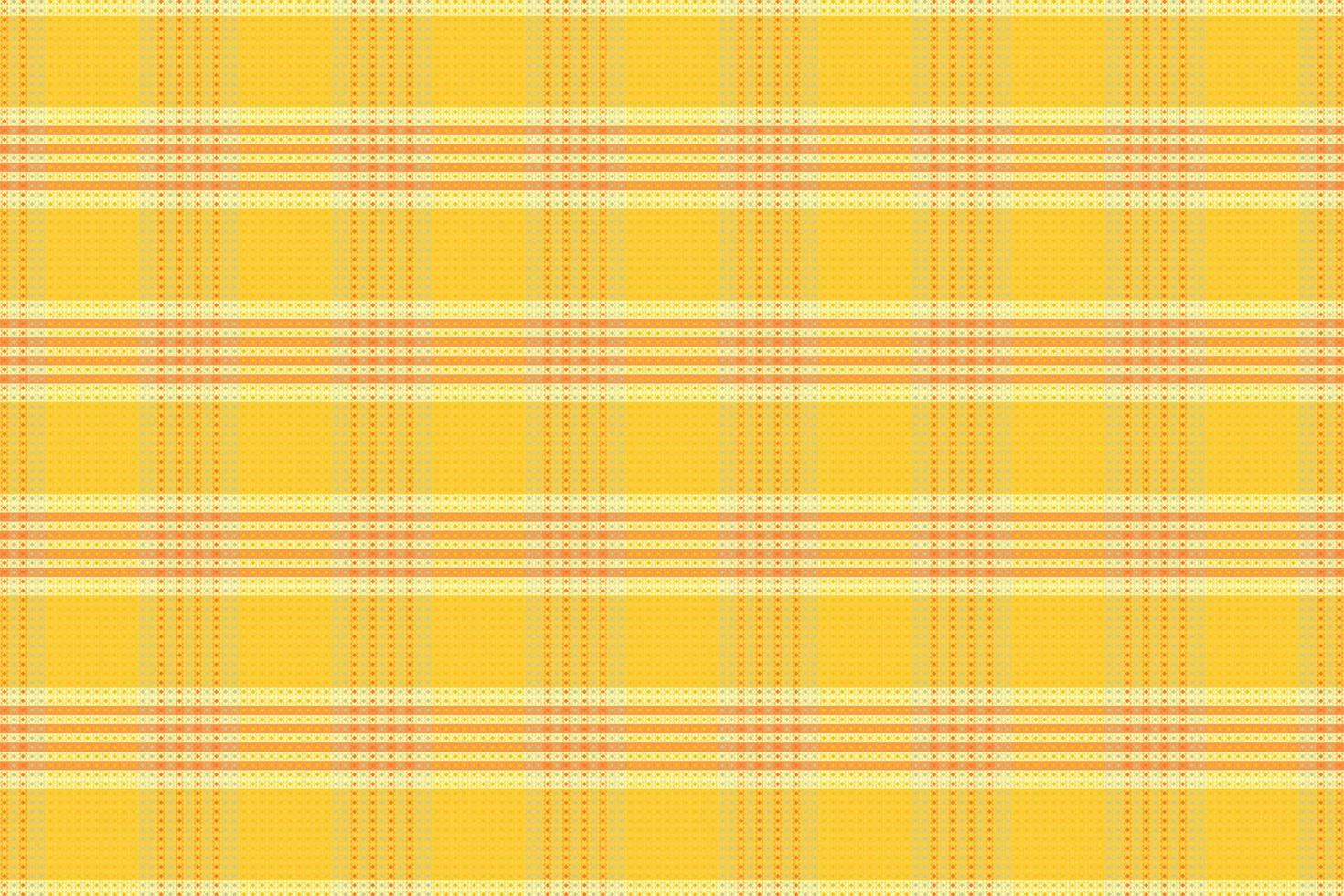 Tartan plaid pattern with texture and warm color. vector