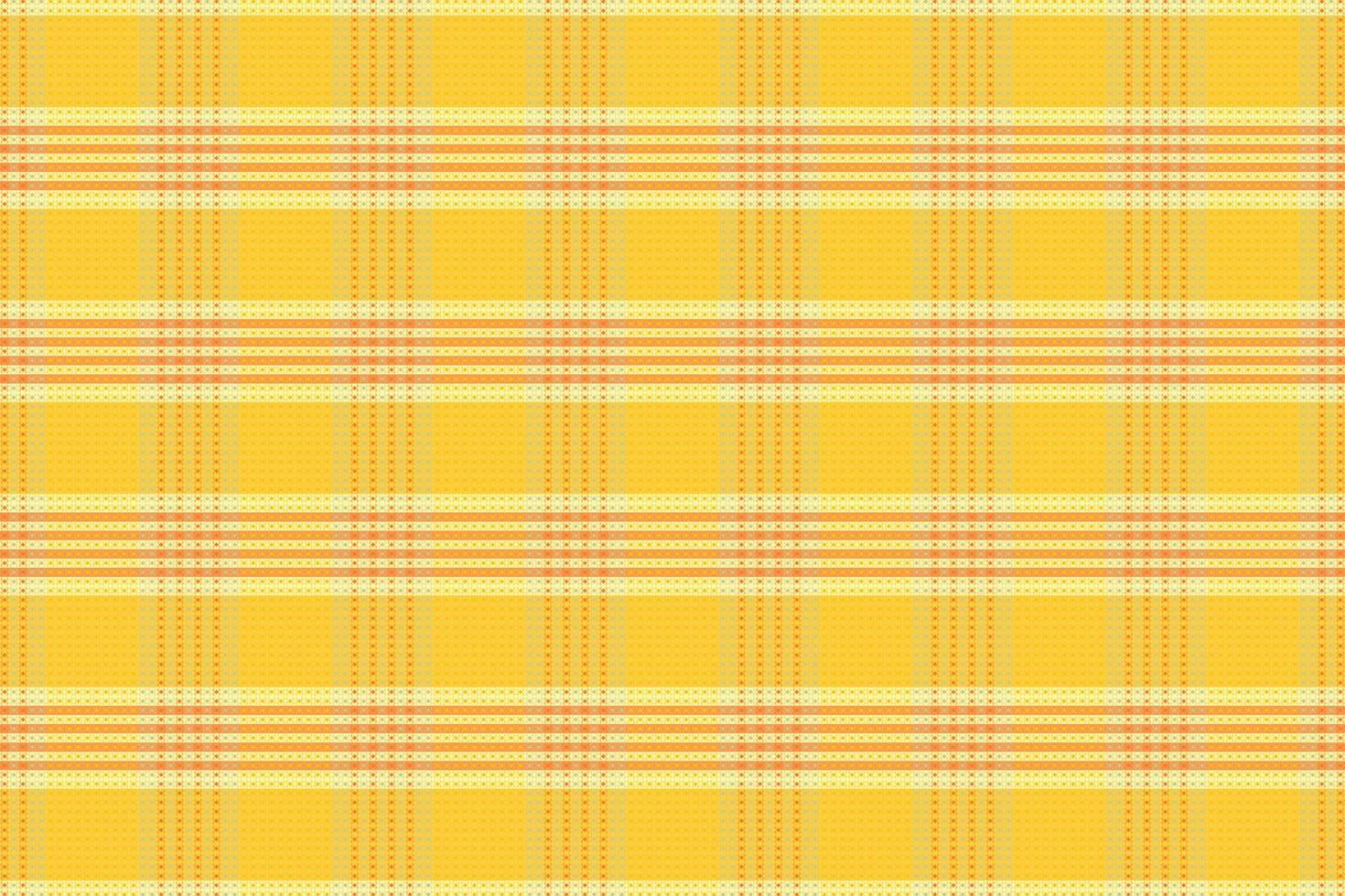 Tartan plaid pattern with texture and warm color. vector