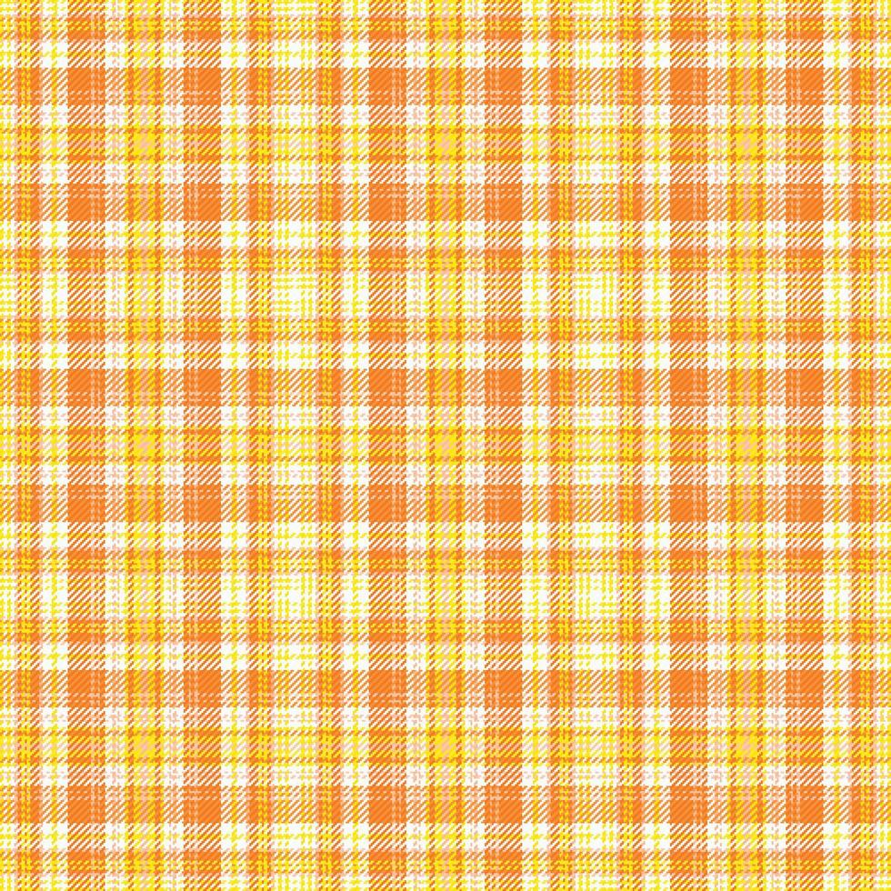 Tartan plaid pattern with texture and warm color. vector