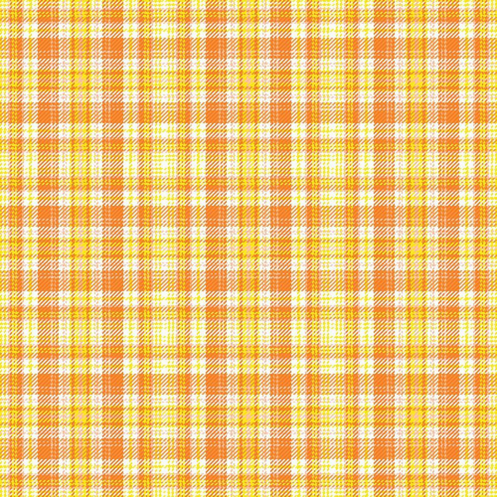 Tartan plaid pattern with texture and warm color. vector