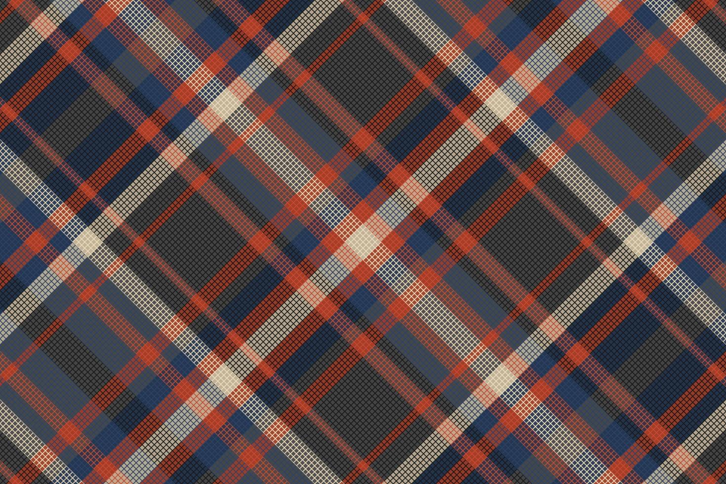 tartan plaid pattern background with vintage color. vector