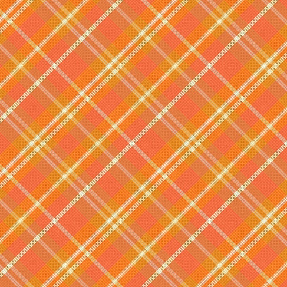 Tartan plaid pattern with texture and summer color. vector